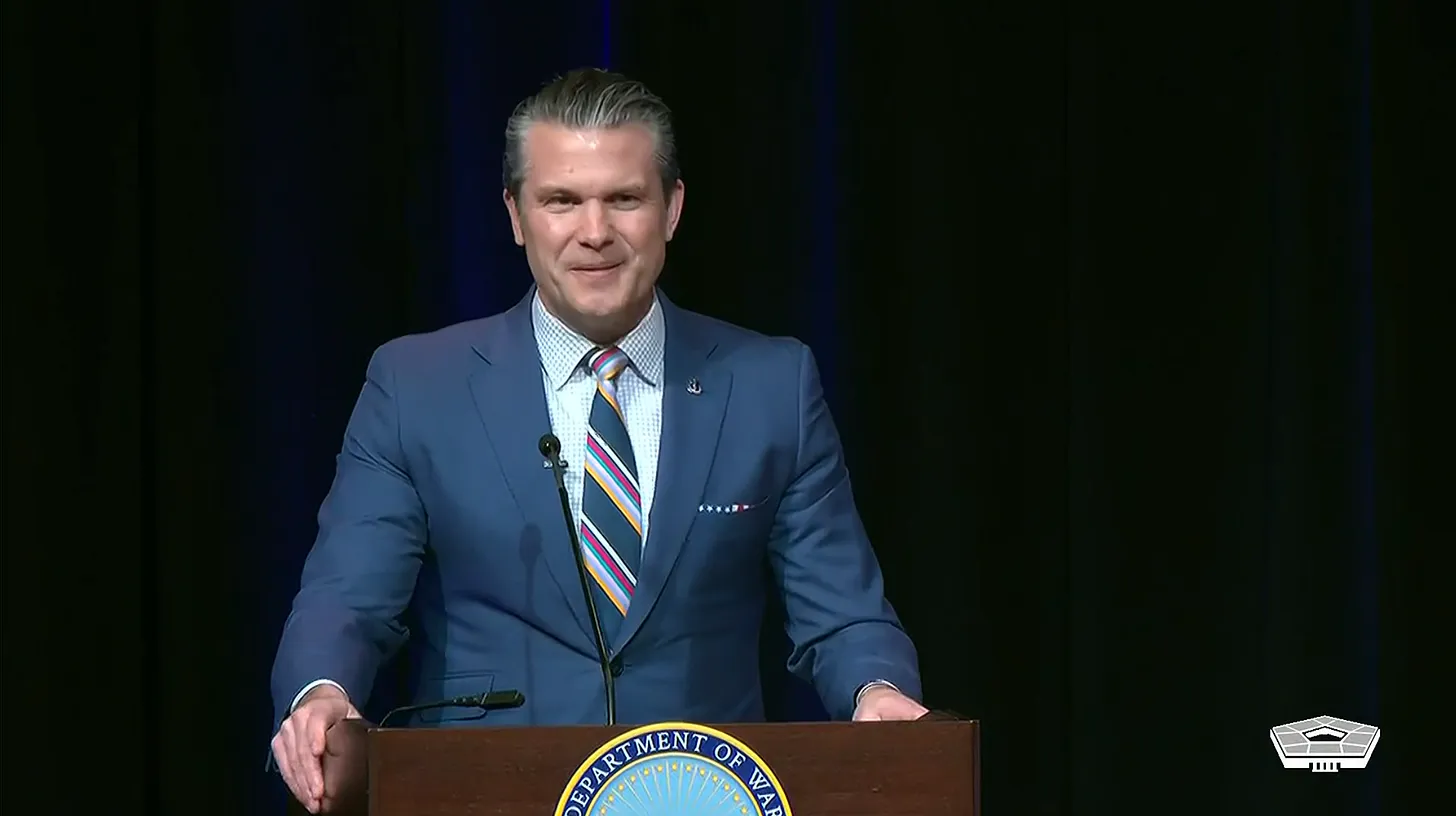 Defense Secretary Pete Hegseth Asks God to Help Kill Iranians at Monthly Pentagon Prayer Meeting